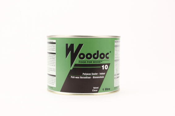 Indoor polywax sealer WOODOC velvet 10 (Clear) 1 litre