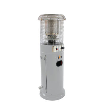 Alva Short Stand Gas Patio Heater Cement Grey 11KW