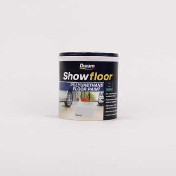 Polyurethane floor Paint DURAM Showfloor Platinum 1L