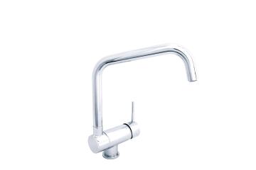 Kitchen tap conventional mixer with folding spout DELINIA Window chrome