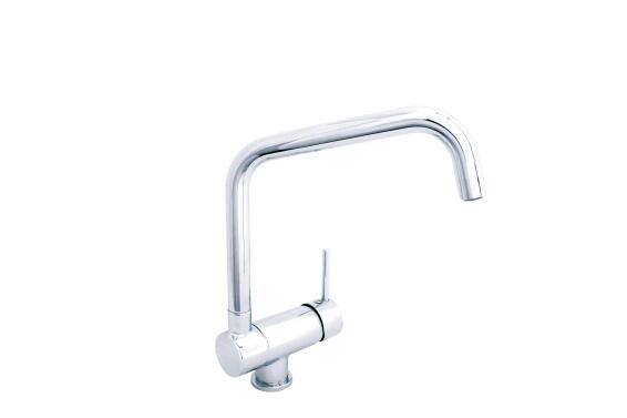 Kitchen tap conventional mixer with folding spout DELINIA Window chrome