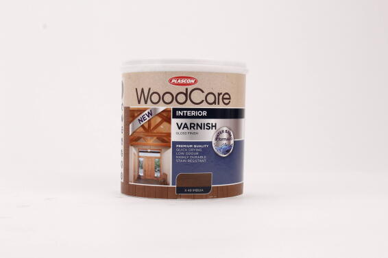 Interior Varnish PLASCON Woodcare Gloss Imbuia 1 litre