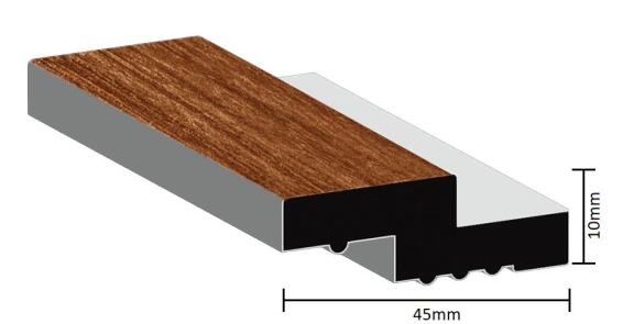 Extension Trim for the Wall Slatted Decorative Panels from the same range of products