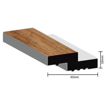 Extension Trim for the Wall Slatted Decorative Panels from the same range of products