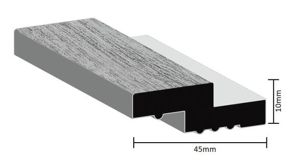 Extension Trim for the Wall Slatted Decorative Panels from the same range of products