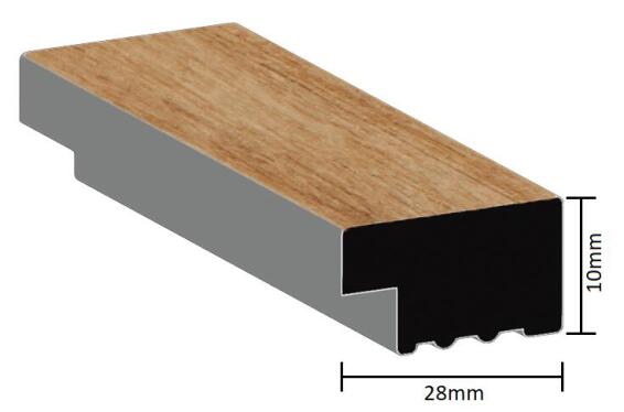 End Trim for the Wall Slatted Decorative Panels from the same range of products
