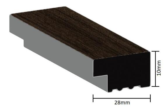 End Trim for the Wall Slatted Decorative Panels from the same range of products