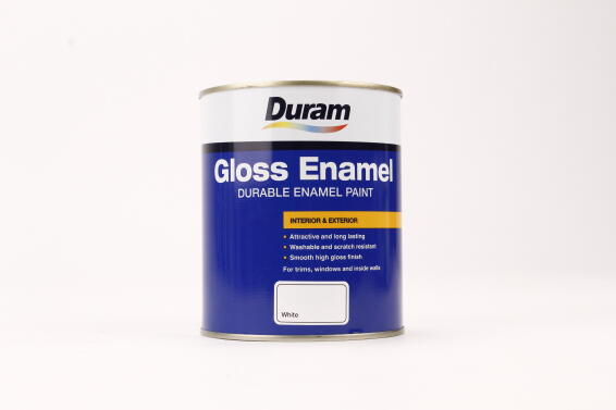 Duram Gloss Enamel Paint White 1L