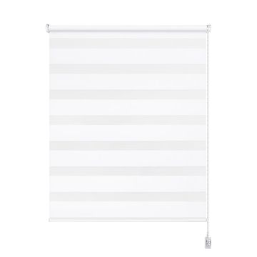 Roller blind night&day rumba white 120/117x190cm inspire