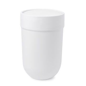 Dustbin With Lid Touch 6L Umbra White