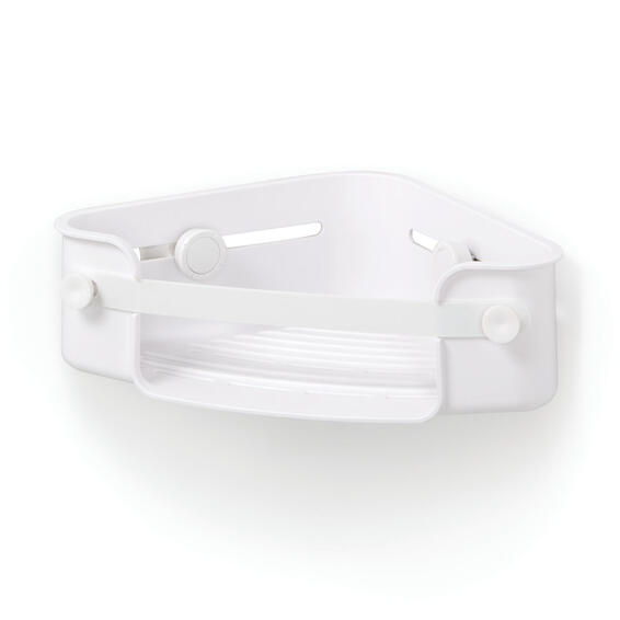 Umbra Corner Shower Caddy Gel-Lock White