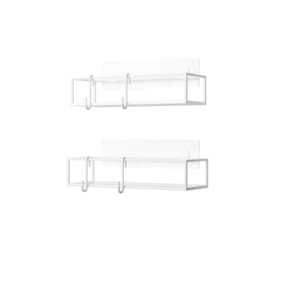 Shower Organizers Corner Set Of 2 Umbra Cubiko White