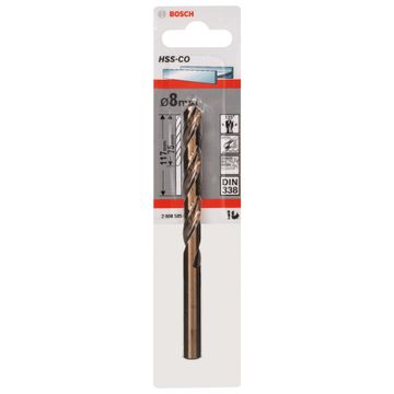HSS-CO DIN 338 8,0 X 75 X 117 MM
