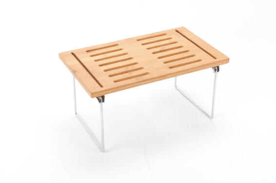 Kitchen Bamboo Stacking Shelf 31Cm X 18Cm X 15.5 Cm