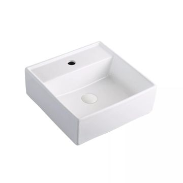 Solo mollorca freestanding basin white w41cmxd41cmxh15cm