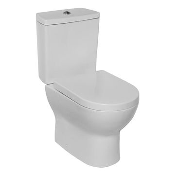 Ibiza Close Couple Toilet Set Top Flush White