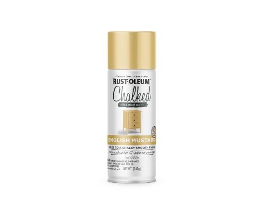 Rustoleum chalk paint Spray English Mustrd 340G 
