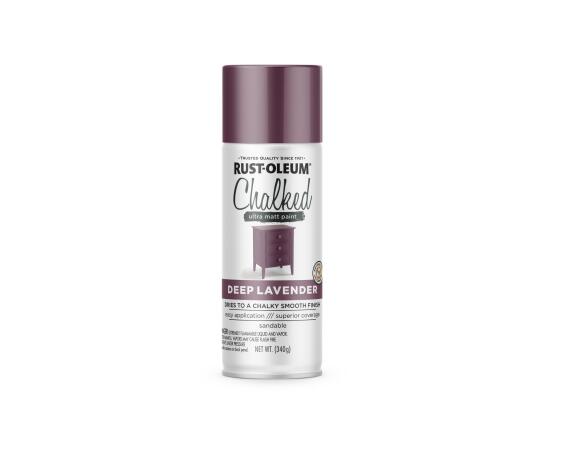 Rustoleum chalk paint Spray Deep Lavender 340G 