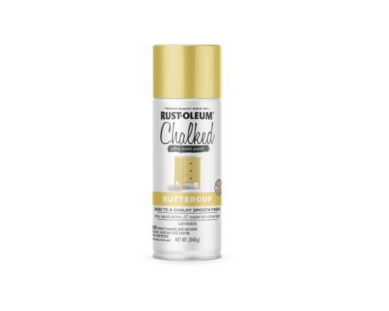 Rustoleum chalk paint Spray Buttercup 340G 