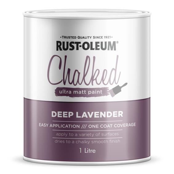 Rustoleum Chalk Paint Deep Lavender 1L 