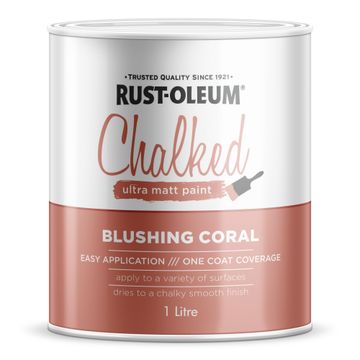 Rustoleum Chalk Paint Blushing Coral 1L 