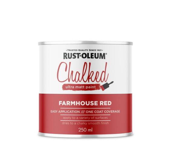 Rust-Oleum Chalk Paint Farmhouse Red 250Ml 
