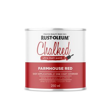 Rust-Oleum Chalk Paint Farmhouse Red 250Ml 
