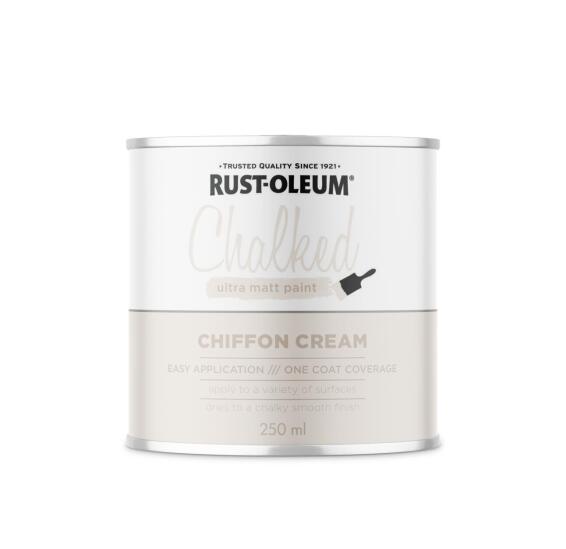 Rustoleum Chalk Paint Chiffon Cream 250Ml LEROY MERLIN South Africa   566x566