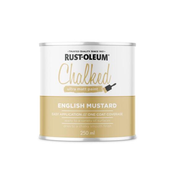 Rustoleum Chalk Paint English Mustard 250Ml 