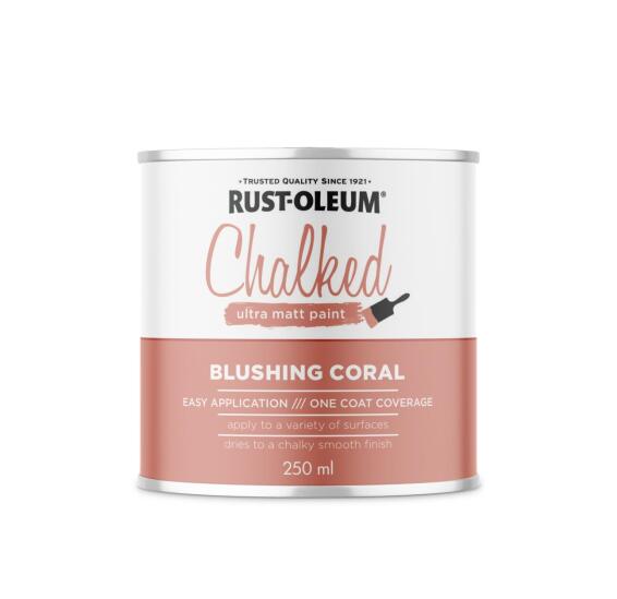 Rust-Oleum Chalk Paint Blushing Coral 250Ml 