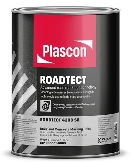 Road marking paint Plascon Roadtect 4200 solvent based Red 20L