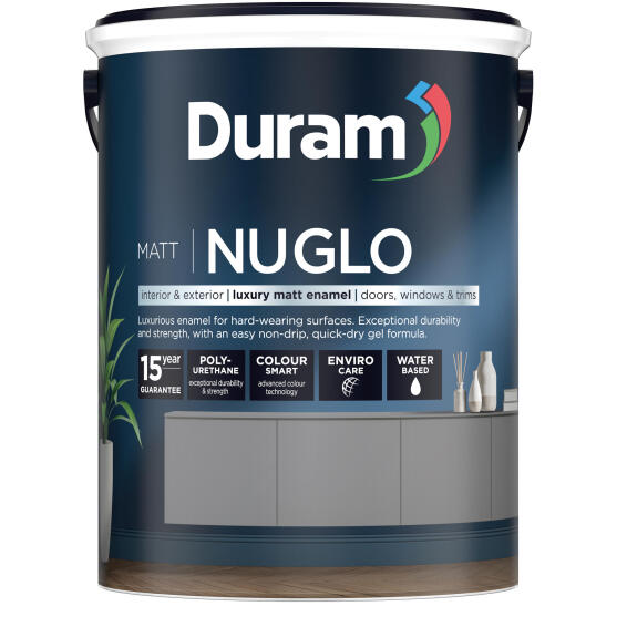 Enamel paint DURAM waterbased nuglo matt 5lt deep | LEROY MERLIN South ...