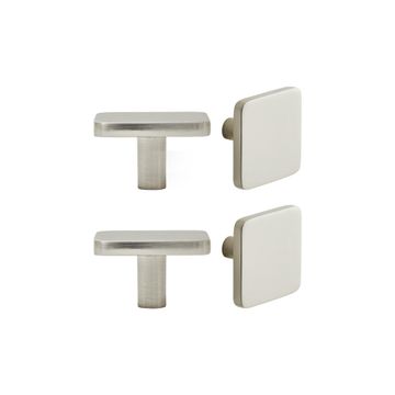 Knob Keo 40mm Inspire Nickel Brushed Glossy 4pc 
