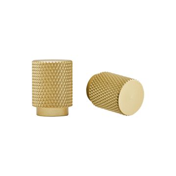 Knob Textured Axel D18 x H 25mm Inspire Brass Brushed Matt 2pc