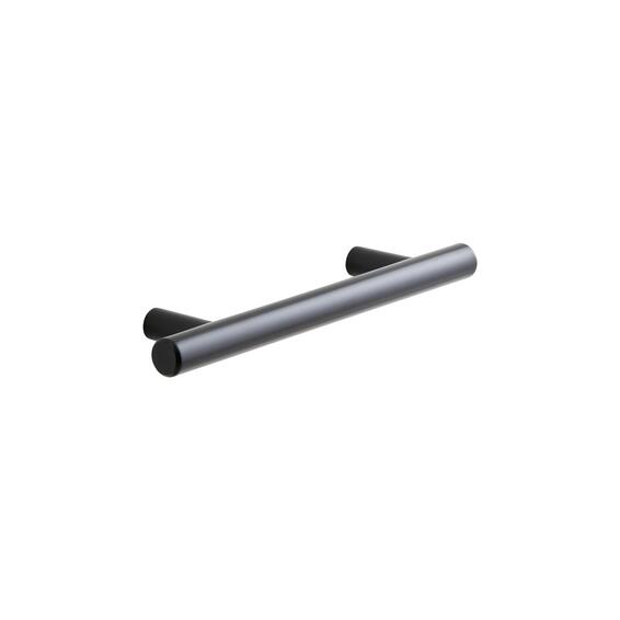 Pull Handle Sara 96 mm Inspire Plain Matt Black 1 pc