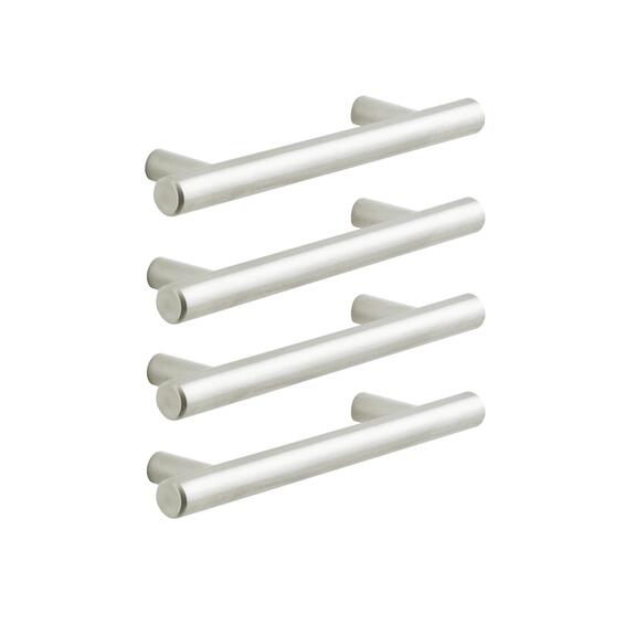 Pull Handle Sara 96 mm Inspire Nickel Brushed Glossy 4 pc