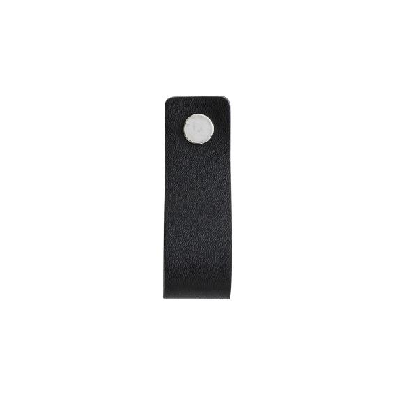 Pull Handle Zack Leather H70 mm Inspire Black 1 pc