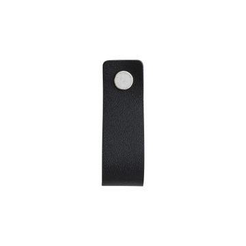 Pull Handle Zack Leather H70 mm Inspire Black 1 pc