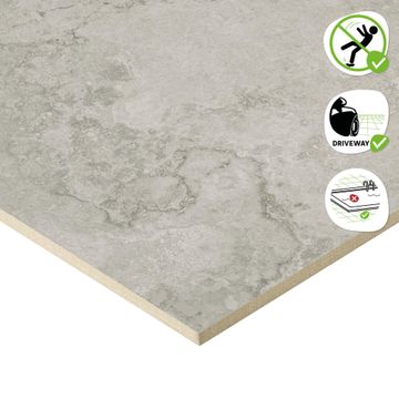 Floor tile artens forte lakos grey 600x600mm