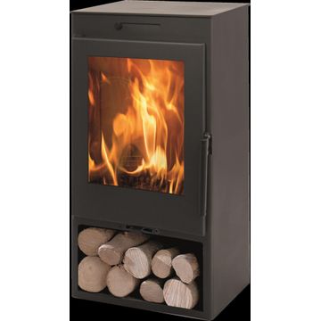 Fireplace Free Standing Ecodesign Panadero Zahara Black Steel 6.3kw