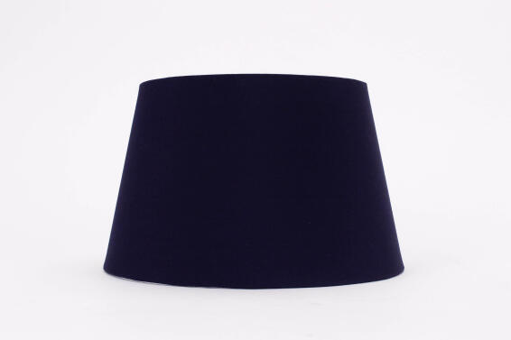 Lamp Factory navy tapered drum lamp shade 32X26X40