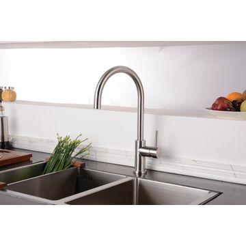Franke kitchen sink mixer tap saturn arc single lever chrome h37.3cm spout reach 22.3cm