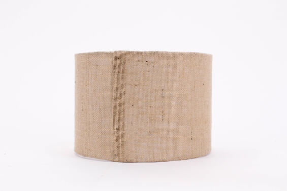 hessian drum lamp shade  23X16X23