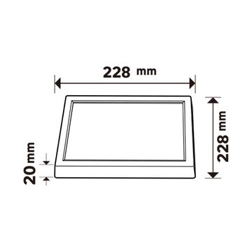 KIT1 2000LM DIM BWS 2700/4000K IP44 BK
