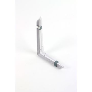 Shelf bracket 250x300mm white 10 pack