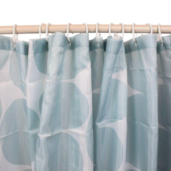 Shower Curtain Blue Circles W180cmxD0.06cmxH200cm