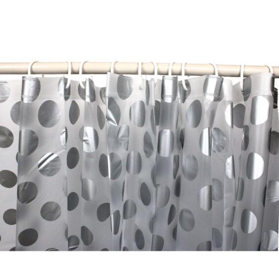 Shower Curtain Grey Circles 180X180 LEROY MERLIN South Africa