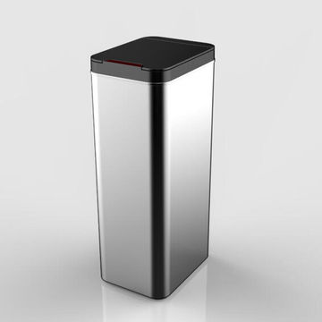 Homemax Kitchen Sensor Dustbin Square Silver 50L 