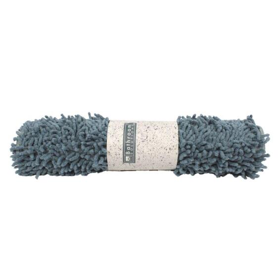 Bathroom Mat 100% Cotton Dark Blue W45cmxD1.5cmxH75cm