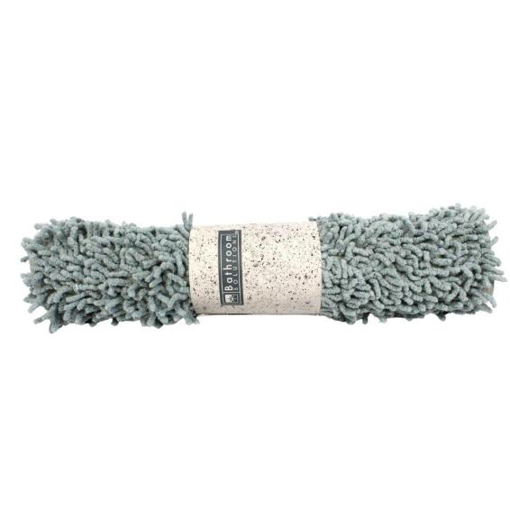 Bathroom Mat 100% Cotton Sky Blue W45cmxD1.5cmxH75cm